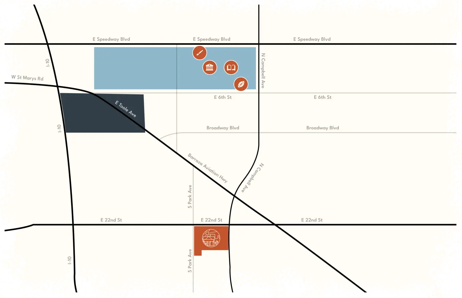 map of local schools